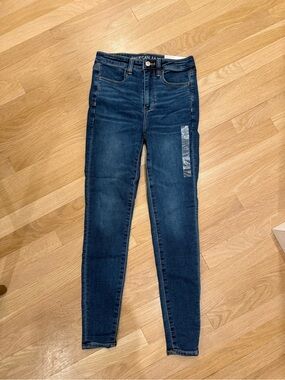 NWT American Eagle Outfitters Dark Indigo Skinny Jeans